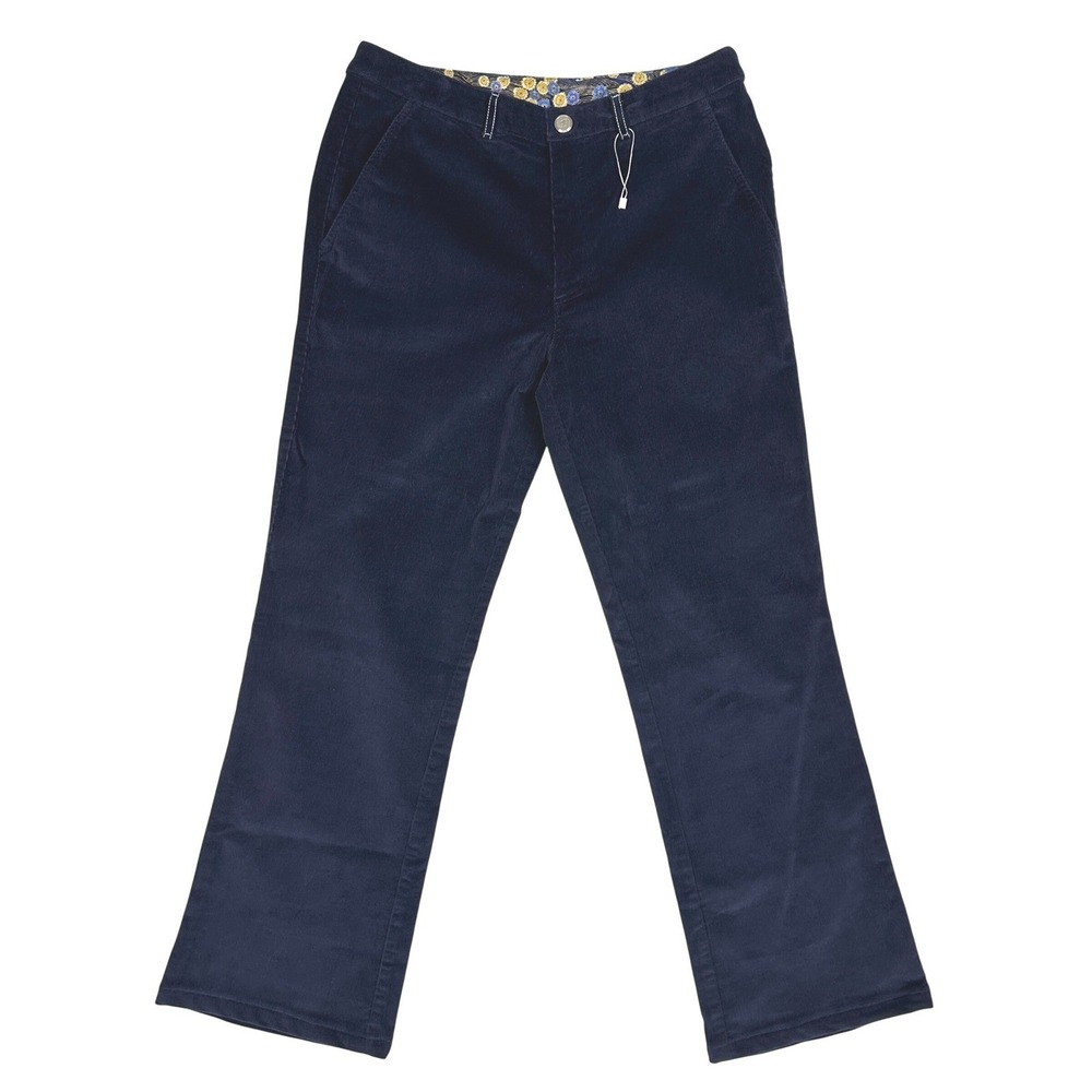 Bonobos Men's Corduroy Pants Navy Blue Stretch Straight Leg Size 32